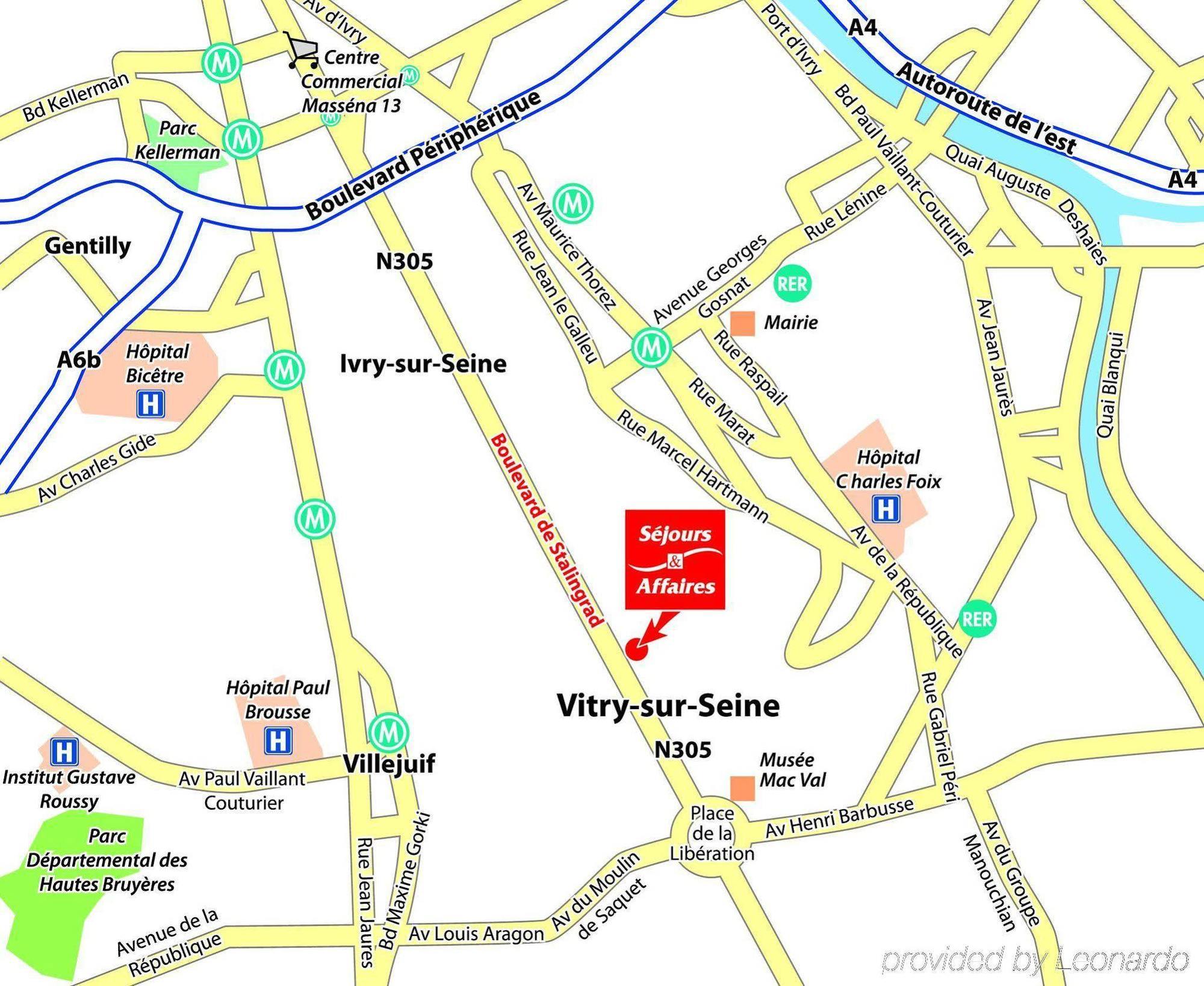 Aparthotel Sejours & Affaires Paris-Vitry Zewnętrze zdjęcie